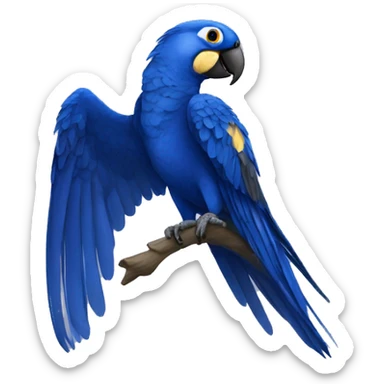 hyacinth macaw sticker