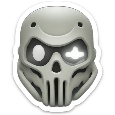 Call of duty Ghost face sticker