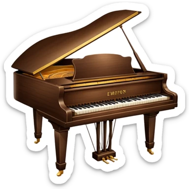 
piano sticker