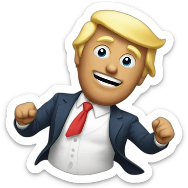 dancing trump sticker