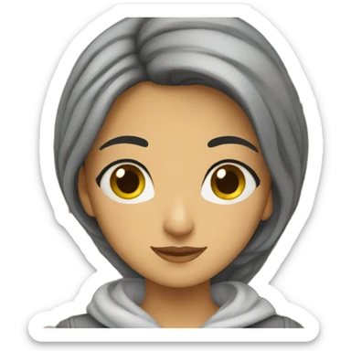 young-persian-woman-in-italy sticker