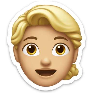 donna che urla sticker