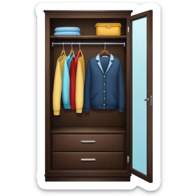 wardrobe modern closed glass door sticker