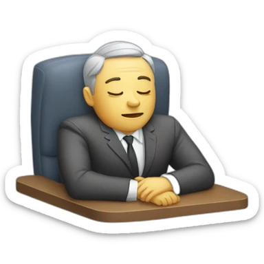 Sleeping BUSINESS Consultant sticker