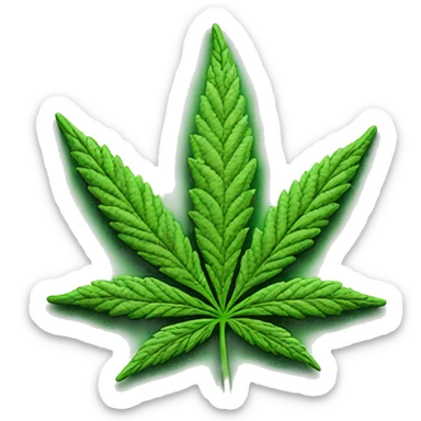 marijuana  sticker