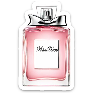 Miss dior perfume sticker