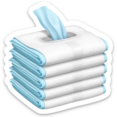 Baby wipes sticker