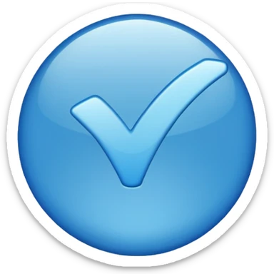 Centang biru yg ada di tiktok sticker