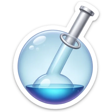 Bubble pipe made of quartz sticker