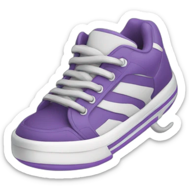 a sign-up form and a sneaker morphing into 1 new item sticker