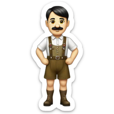 Adolf Hitler’s lederhosen sticker