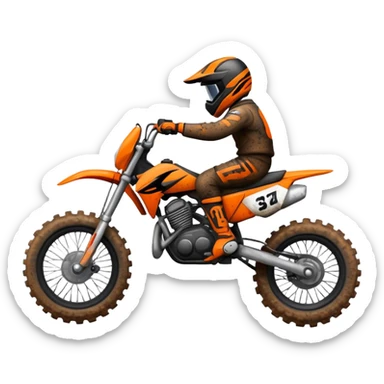 Dirt bike sticker