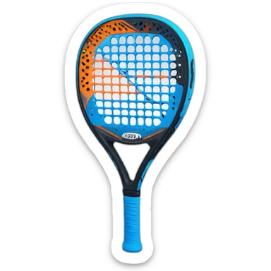 padel raquet sticker