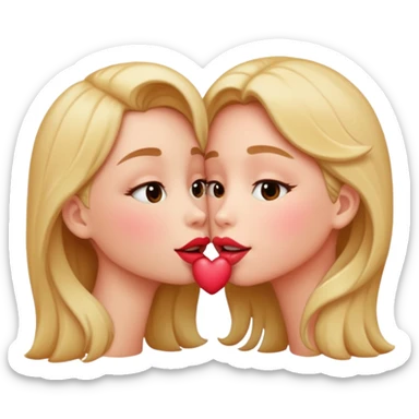 Lip kiss sticker