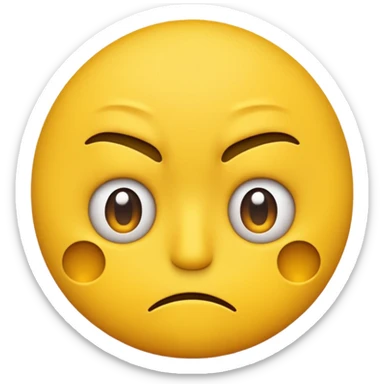 Disappointed like a regular emoji  sticker