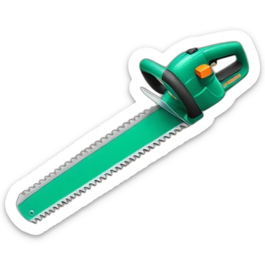 hedge trimmer sticker