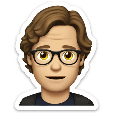 Spencer Reid from Criminal Minds reading sticker