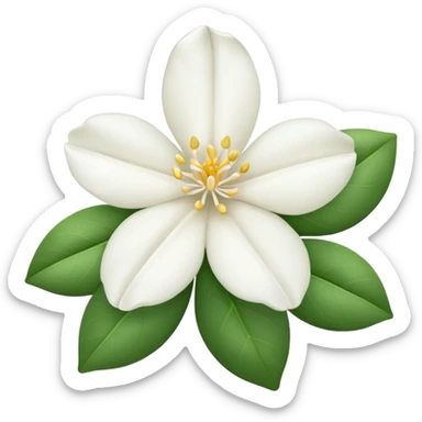 Jasmine flower emoji sticker