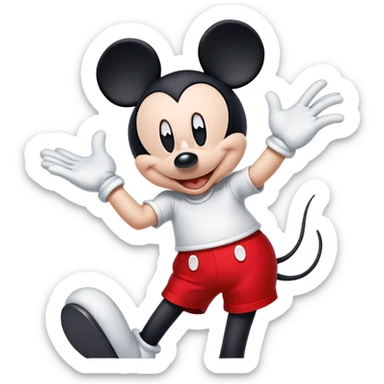 classic Mickey Mouse sticker