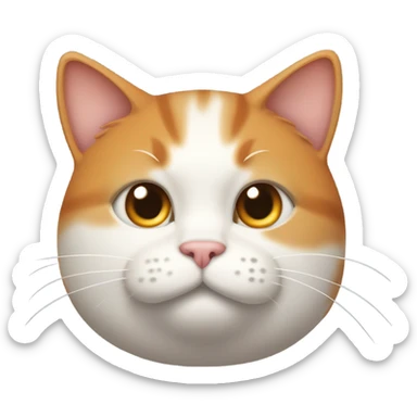 Extreme fat cat  sticker