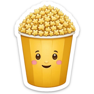 Popcorn sticker