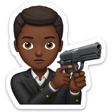 create an emoji that indicates an shooter game sticker