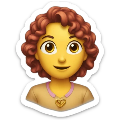 Coeur a l’envers sticker