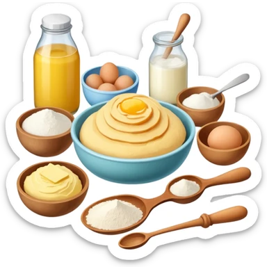 hobby baking ingredients sticker