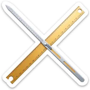 mac os icon crop ruler square  sticker