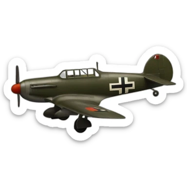 Avion ww2 allemand sticker