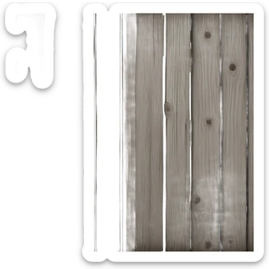 garden fence sticker