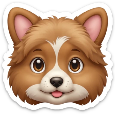 cute puppy so so cute sticker