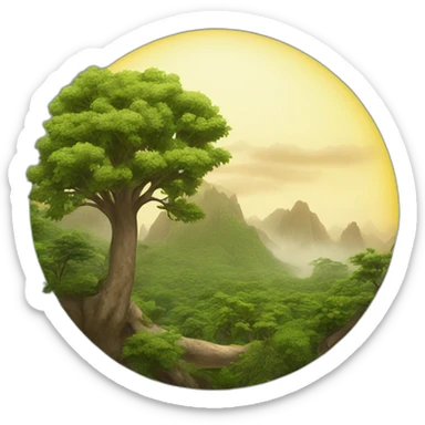 National geographic natural sticker