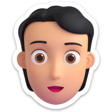 personalized cartoon avatar with expressive face sticker