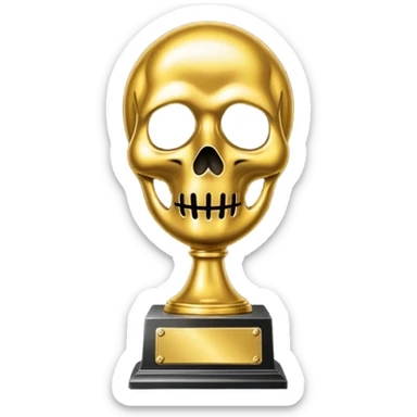 trofeu ghostface sticker