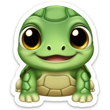 Baby turtle  sticker