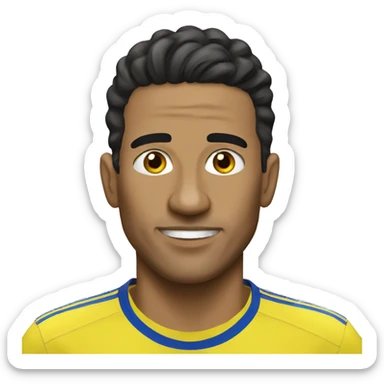 Colombia soccer player Richard Rios  sticker