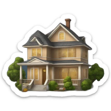 Real estate gambling  sticker