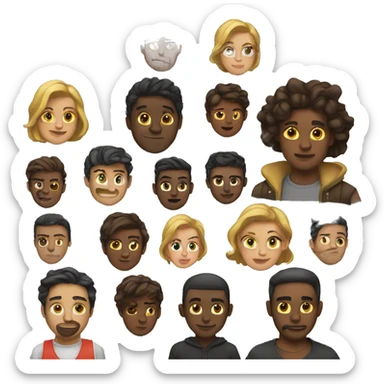 😏 mix 😑 sticker