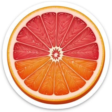 Grapefruit sticker