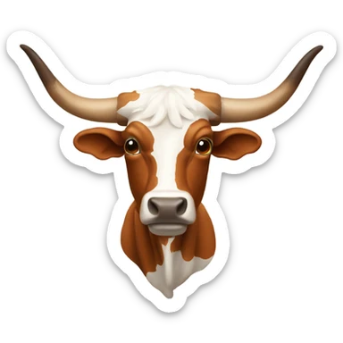 Texas longhorn sticker