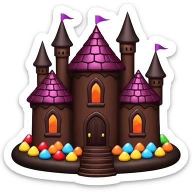 gloomy candy castle sticker
