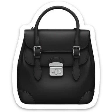 Black Prada bag sticker