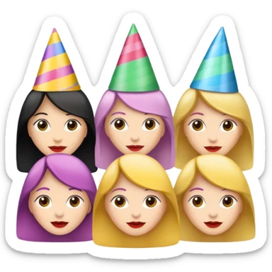 Bridal shower party sticker