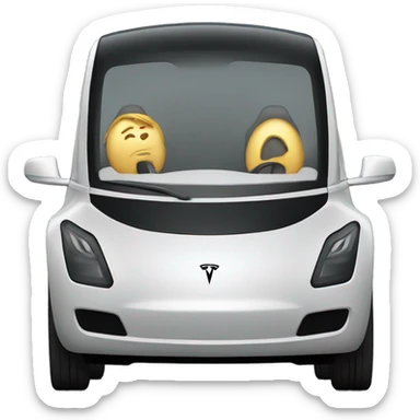 tesla car sticker