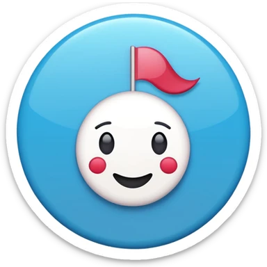 Tiktok Certification emoji blue sticker