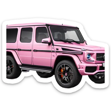 Mercedes-Benz G63 AMG pink sticker