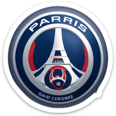 Paris saint germain logo sticker