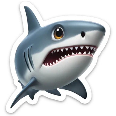 Shark sing in Moscow sticker