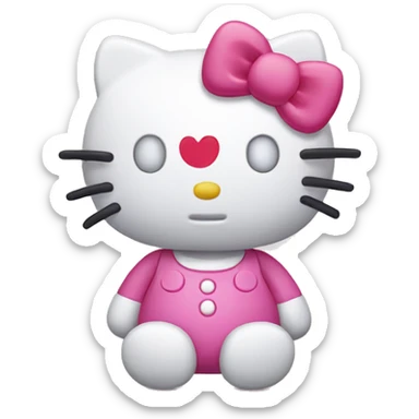 Tell hello kitty  sticker